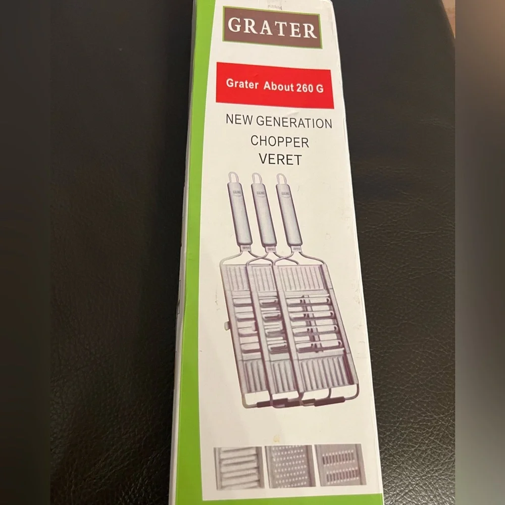 Grater chopper set